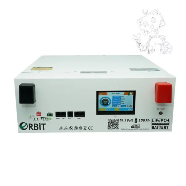 ORBİT 51.2 V 100 Ah Lifepo4