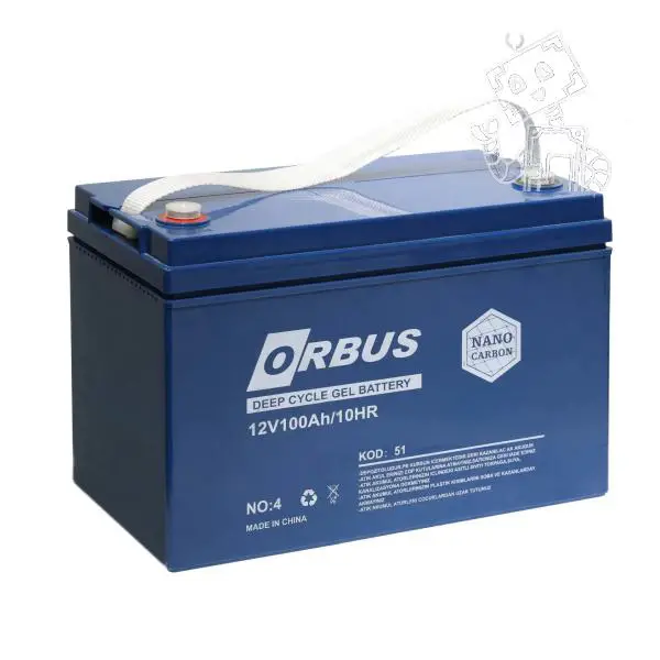 ORBUS 12 V 100 AH JEL AKÜ