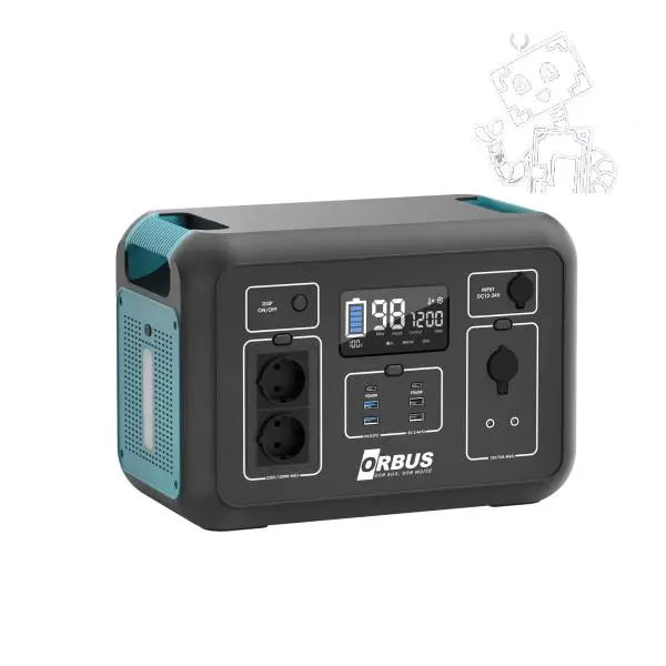 ORBUS 1200W LİTYUM ENERJİ İSTASYONU