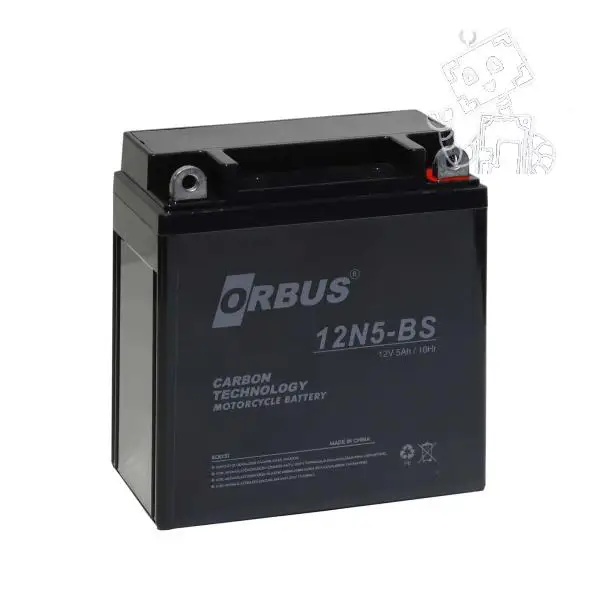 ORBUS 12N5-BS MOTOSİKLET AKÜSÜ