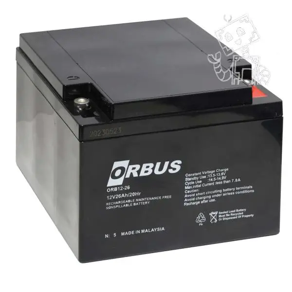 ORBUS 12V 26AH KURU TİP AKÜ