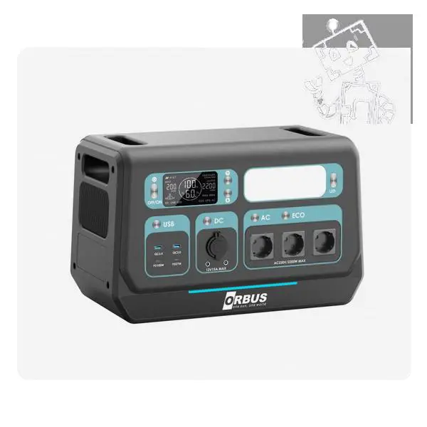 ORBUS 2200W LİTYUM ENERJİ İSTASYONU