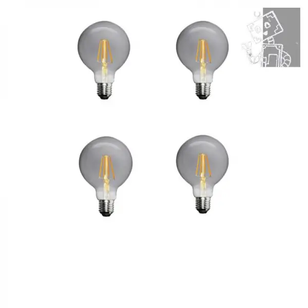 ORBUS Globe GS95 4.8W SMOKY Ampul 360lm Sari Işik 4 ADET