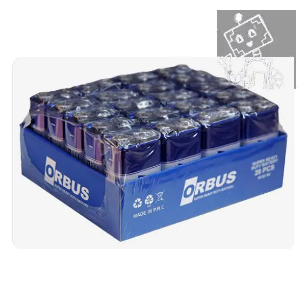 ORBUS WATTSONIX ÇİNKO KARBON 6F22 9V PİL (20 li Paket)