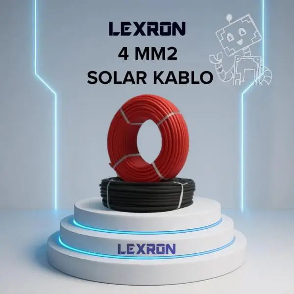 Solar Kablo Siyah 4mm